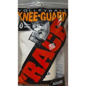 NEW Trace Adams USA 2 Pack White Volleyball‎ Knee Foam Pad Guard Small